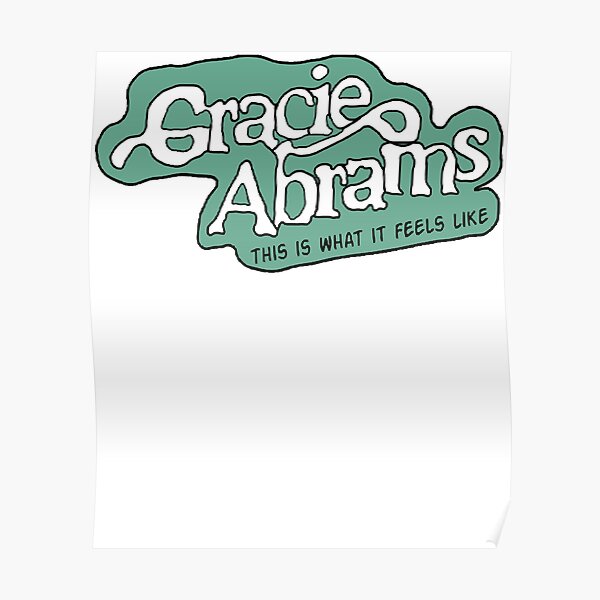 Funny Man Gracie Abrams This Is What It Feels Like Poster RB1306 product Offical gracie abrams Merch
