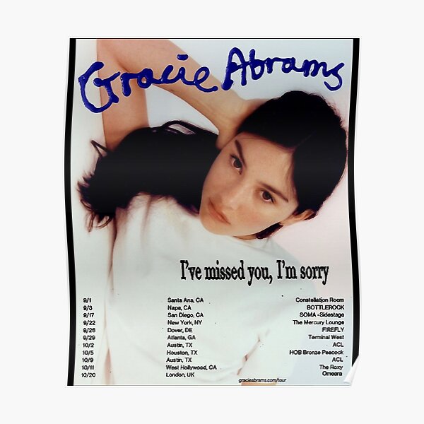 Special Present Mens Best Gracie Abrams Tour Gifts For Movie Fans Unisex V Neck Tank Top Kid Tee Poster RB1306 product Offical gracie abrams Merch