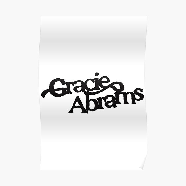 Gracie Abrams Merch Gracie Abrams Logo Poster RB1306 product Offical gracie abrams Merch