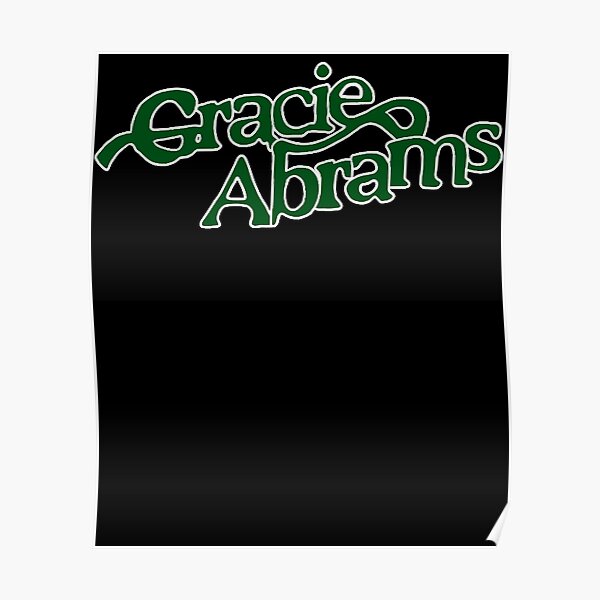 Gracie abrams logo Poster RB1306 product Offical gracie abrams Merch