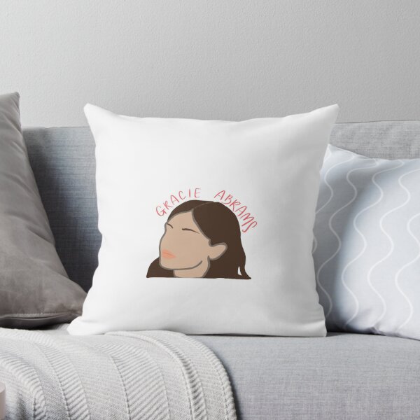 GRACIE ABRAMS silhouette  Throw Pillow RB1306 product Offical gracie abrams Merch